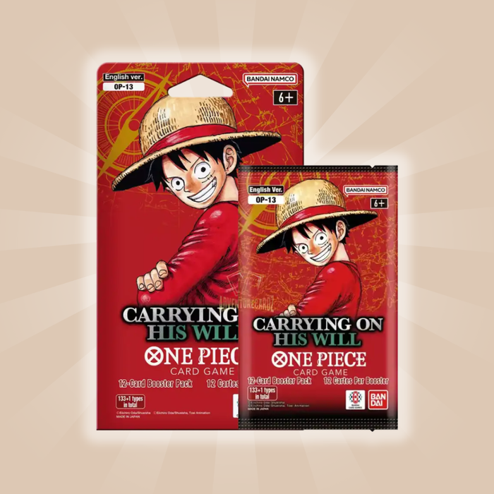 One Piece Card Game – OP13 “Carrying on His Will” | SLEEVED Booster Pack | English