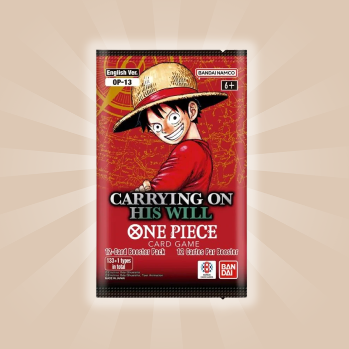 One Piece Card Game – OP13 “Carrying on His Will” | SLEEVED Booster Pack | English