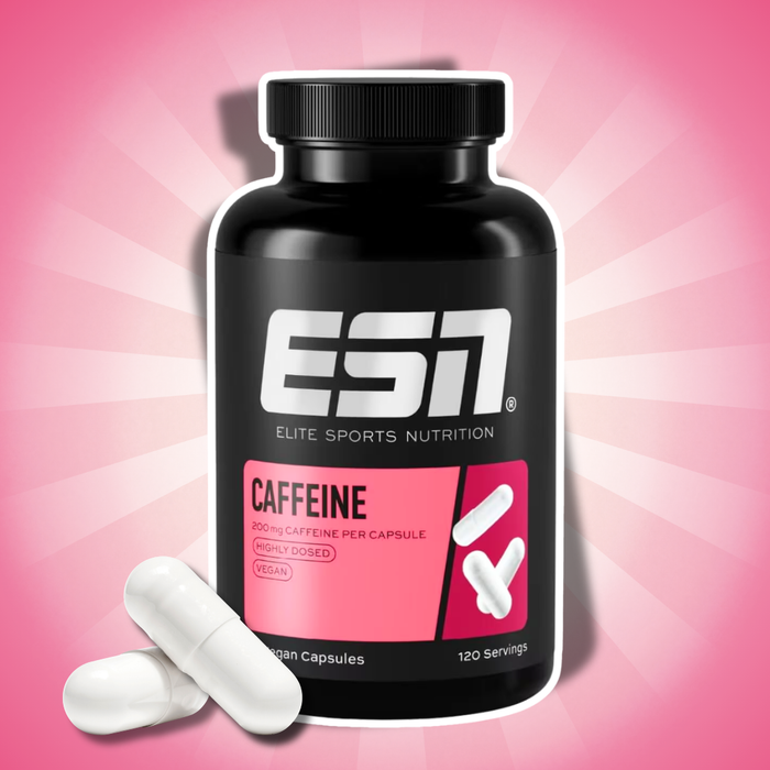 ESN Caffeine 120 Kapseln | 200 mg Koffein pro Kapsel