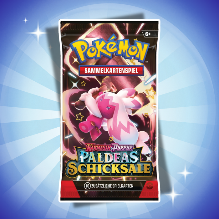 Pokémon Paldeas Schicksale Booster Bundle Display Deutsch – 10 Bundles, 60 Booster