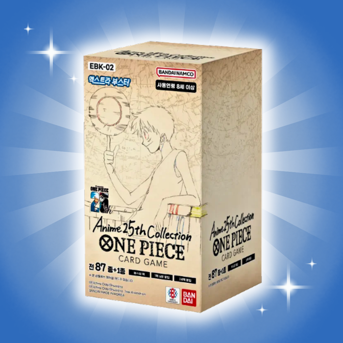 Bandai One Piece EB-02 Anime 25th Booster Display | Koreanische Version | 24 Boosterpacks | TCG