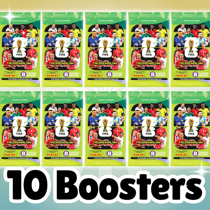 10x FIFA World Cup 2026 Adrenalyn XL Booster | je 8 Karten | Panini Sammelkarten