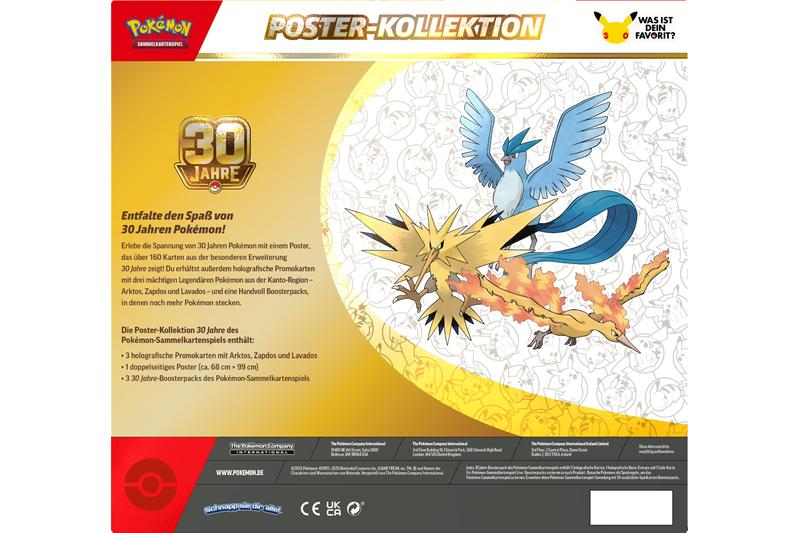 Pokémon TCG 30 Jahre Poster-Kollektion – Deutsch