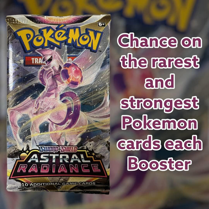 3x Pokémon Mystery Booster – Zufällige englische Original-Booster-Packs – Ungeöffnet & Offiziell