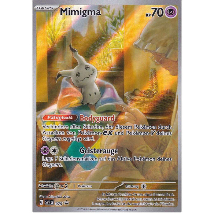 Mimigma SVP075 | Black Star Promo | Art Rare | Deutsche Karte | Karmesin & Purpur – Paldeas Schicksale