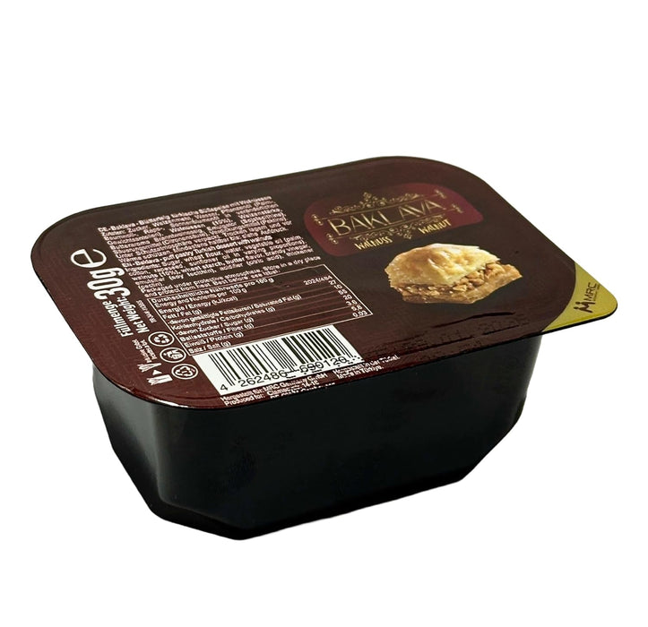 MRC Baklava Walnut – 5 Stück à 30g | Handgemachtes Walnuss-Baklava mit feinem Filo-Teig & Honigsirup | Orientalisches Dessert | Süßes Gebäck mit Nüssen – Traditionell & Premium Qualität