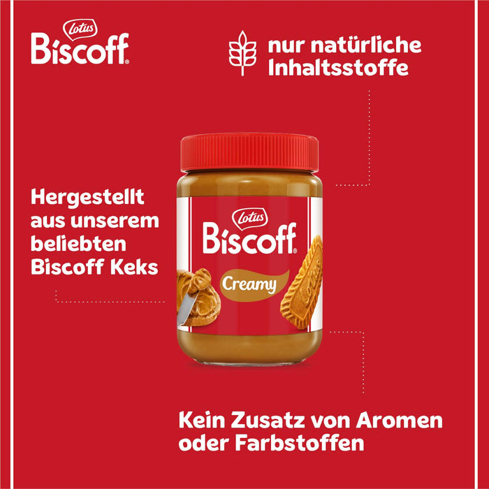 Lotus Biscoff The Original Speculoos Creamy – Cremiger Karamellgebäck-Aufstrich 400 g