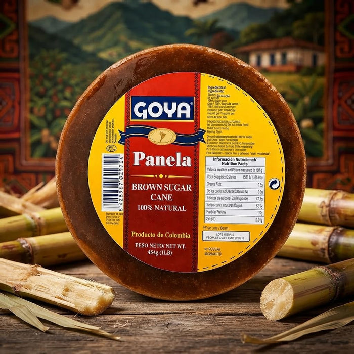 GOYA Panela Brown Sugar Cane – 100 % natürlicher Rohrzucker 454 g