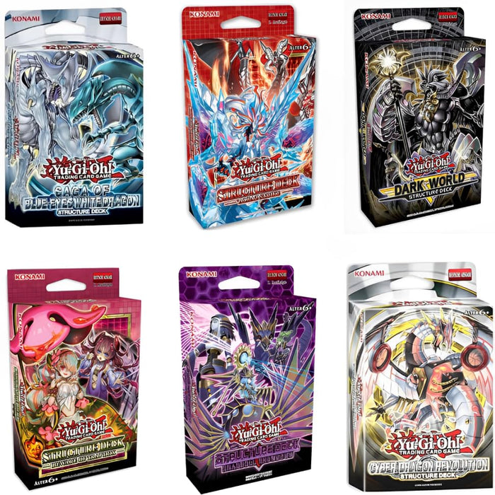 3er Yugioh Special Mystery Set - 3 zufällige Yugioh Battle Decks - DEUTSCH + Heartforcards® Versandschutz