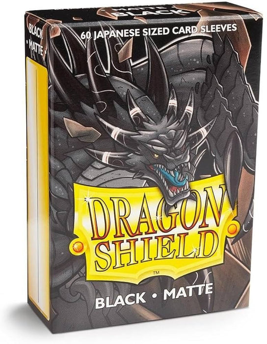 Dragon Shield Small Sleeves - Japanese Matte Black (60 Sleeves)