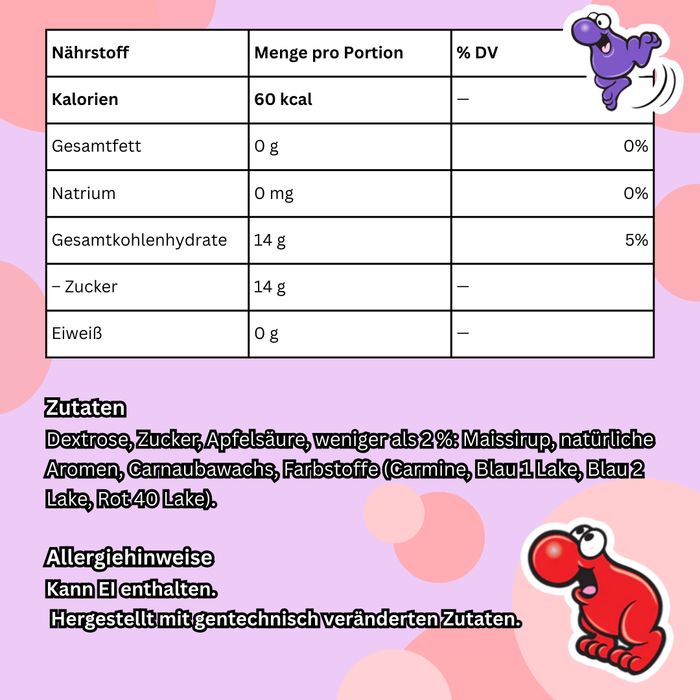 Nerds Grape & Strawberry – 46,7 g – Knusprige Süßigkeit in Trauben- & Erdbeergeschmack