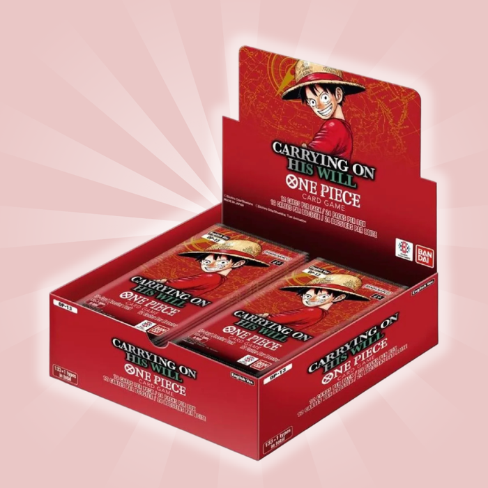 One Piece OP‑13 „Carrying On His Will“ Booster Box – Englisch – TCG Sammelkarten