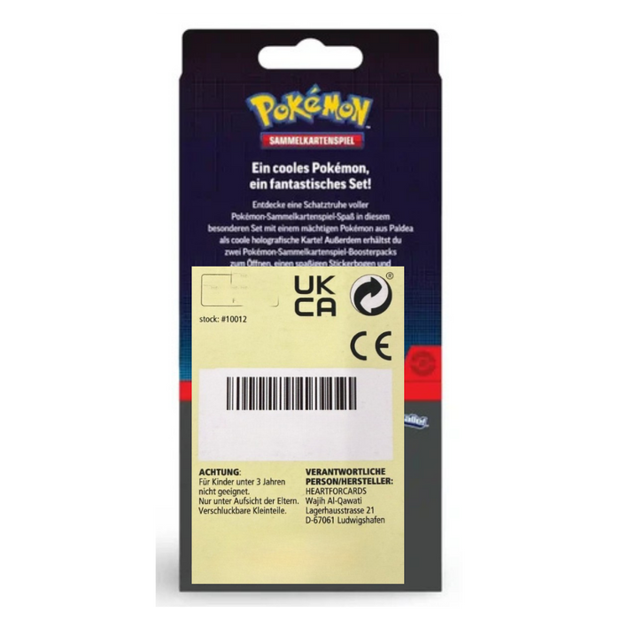 Pokémon SV Knock Out Collection: Eisenhals Strahlende Sterne + Karmesin Purpur Booster Deutsch