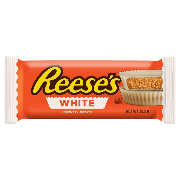 1x Reese’s Peanut Butter Cup White – Erdnussbutter-Cups mit weißer Schokolade (1 × 39,5 g) – Original US-Snack