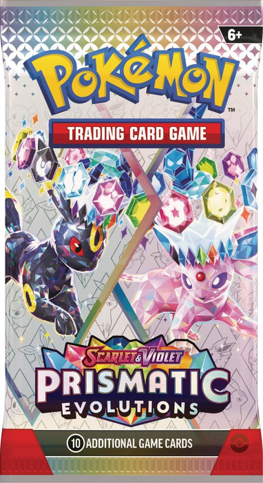 Pokémon TCG Sammelkartenspiel  Prismatic Evolutions Booster Bundle (6 Packs)  – (Englisch)