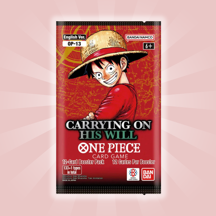 One Piece OP‑13 „Carrying On His Will“ Booster Box – Englisch – TCG Sammelkarten
