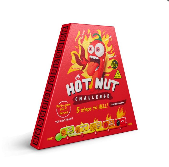 HOT-NUT Challenge 24 g – Ultra-Scharfe Erdnuss-Challenge für Chili-Fans | Extreme Heat Snack
