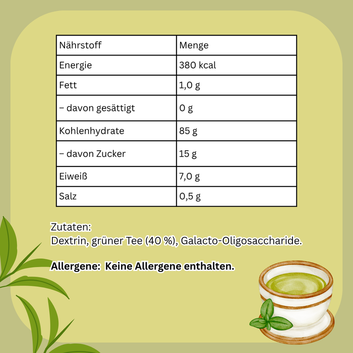 PonCha Green Tea – Grüner Tee Würfel – 10g Tee-Tablet