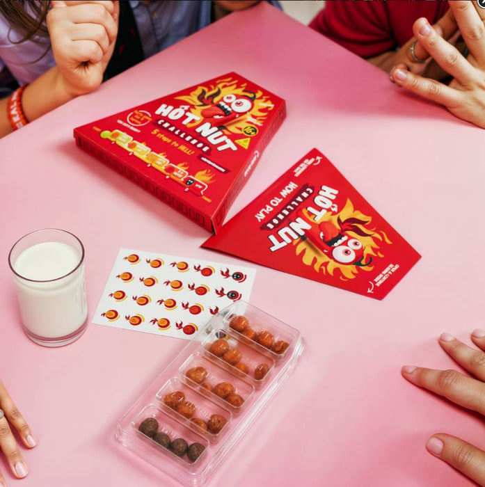 HOT-NUT Challenge 24 g – Ultra-Scharfe Erdnuss-Challenge für Chili-Fans | Extreme Heat Snack
