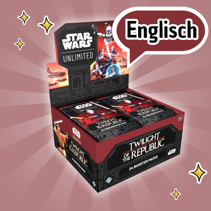 Star Wars: Unlimited – Booster Display „Twilight of the Republic“(EN) | 24 Booster Packs