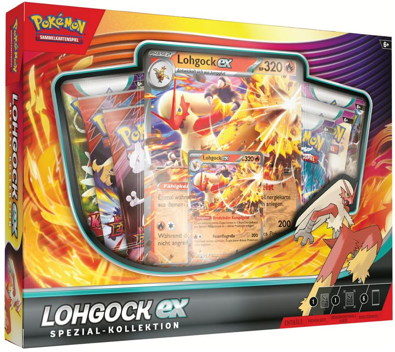 Pokémon Lohgock-ex Spezial Kollektion [Deutsch] | 6 Boosterpacks, Promo-Karte & XXL-Karte | Mit Heartforcards® Versandschutz