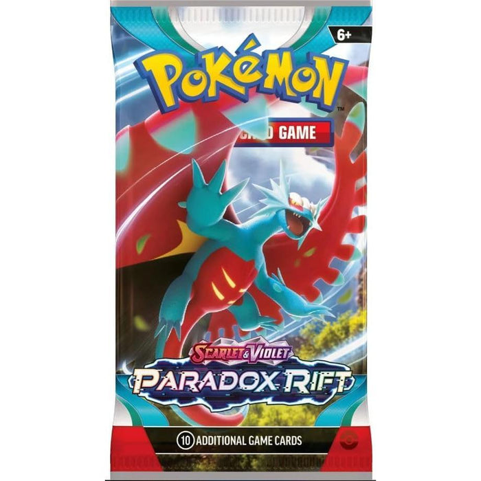 4x Pokemon PARADOX RIFT Booster Set - mit 10 Karten pro Booster - DEUTSCH