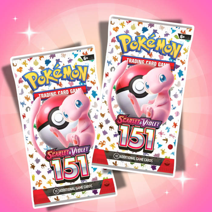 Pokémon Karmesin & Purpur 151 Mini Tin Display Englisch – 10 Mini Tins mit je 2 Boosterpacks