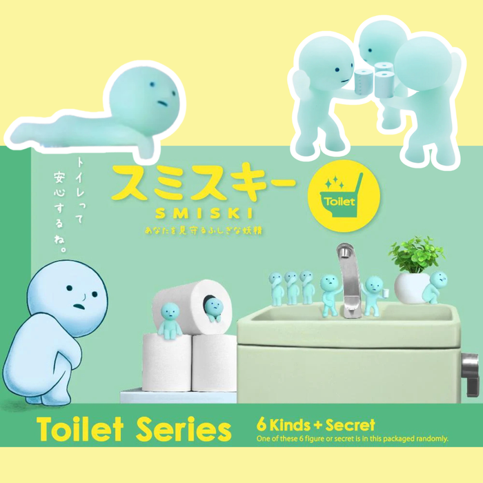 Original Smiski Toilet-Serie – Leuchtende Sammelfigur Blindbox