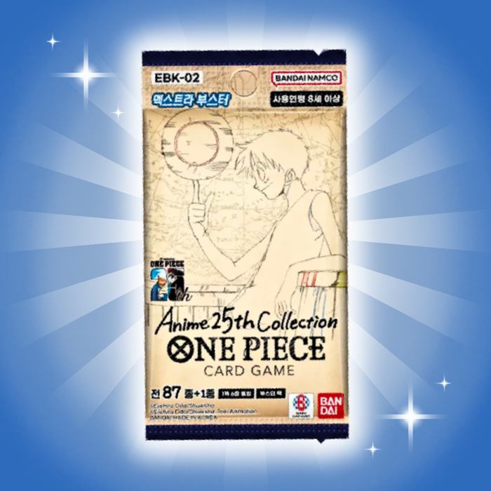 Bandai One Piece EB-02 Anime 25th Booster Display | Koreanische Version | 24 Boosterpacks | TCG