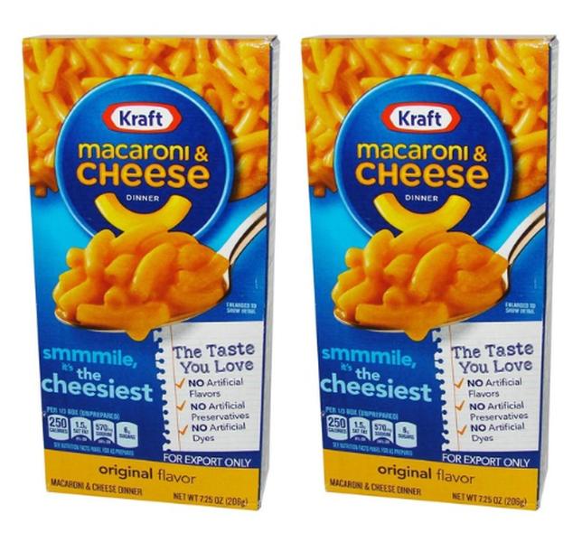 2 x Kraft Macaroni - Mac and Cheese - 2 x 7,25oz / 206g