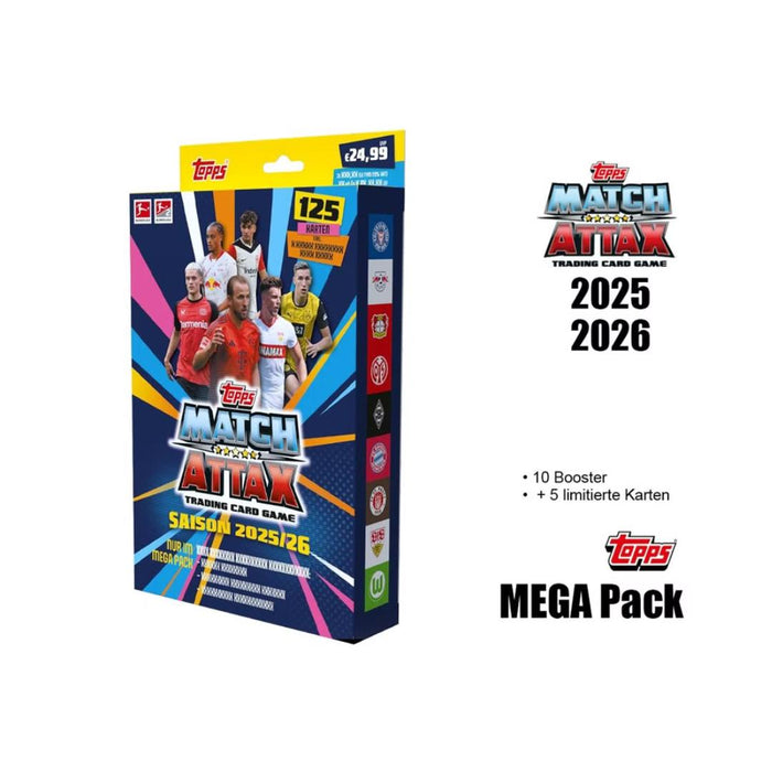 Topps Match Attax Bundesliga 2025/2026 – MEGA PACK