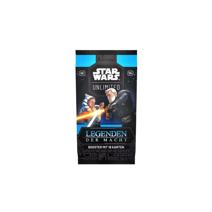 Star Wars: Unlimited – Legende der Macht 3er Booster Pack – Trading Card Game – 16 Karten pro Booster – Deutsch
