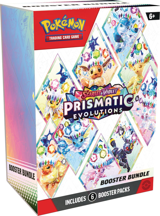 Pokémon TCG Sammelkartenspiel  Prismatic Evolutions Booster Bundle (6 Packs)  – (Englisch)