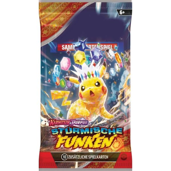 Pokémon Stürmische Funken Booster | 1x Booster Pack DEUTSCH