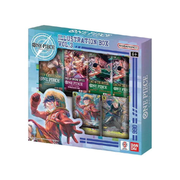 Illustration Box Vol. 3 [Englisch] ONE PlECE | 4 Boosterpacks & exklusive Promo-Karte | Sammelbox | Mit Heartforcards® Versandschutz