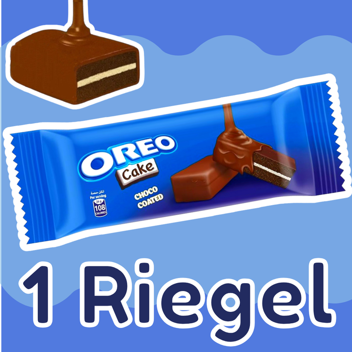 Oreo Choco Coated Soft Cake – 1 x 24g | Weicher Kakaokuchen mit Vanillefüllung & Schokoglasur