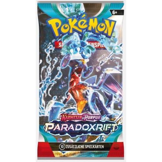 4x Pokemon PARADOX RIFT Booster Set - mit 10 Karten pro Booster - DEUTSCH