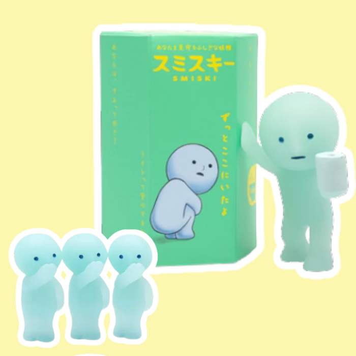 Original Smiski Toilet-Serie – Leuchtende Sammelfigur Blindbox
