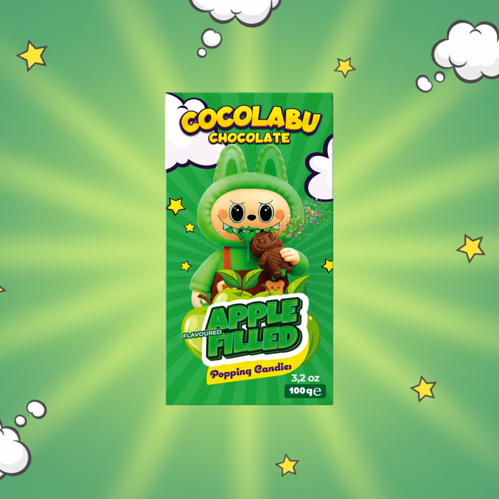 Cocolabu mit Fruchtfüllungen: Zitrone, Erdbeere, Apfel, Orange, Beere & Mystery Flavor – 1x100g – Cremig & Fruchtig