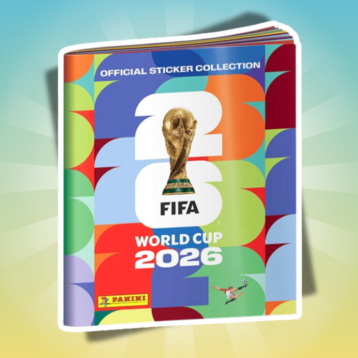 FIFA World Cup 2026 Sammelheft + Display mit 100 Stickerpackungen – Offizielle Sticker Kollektion
