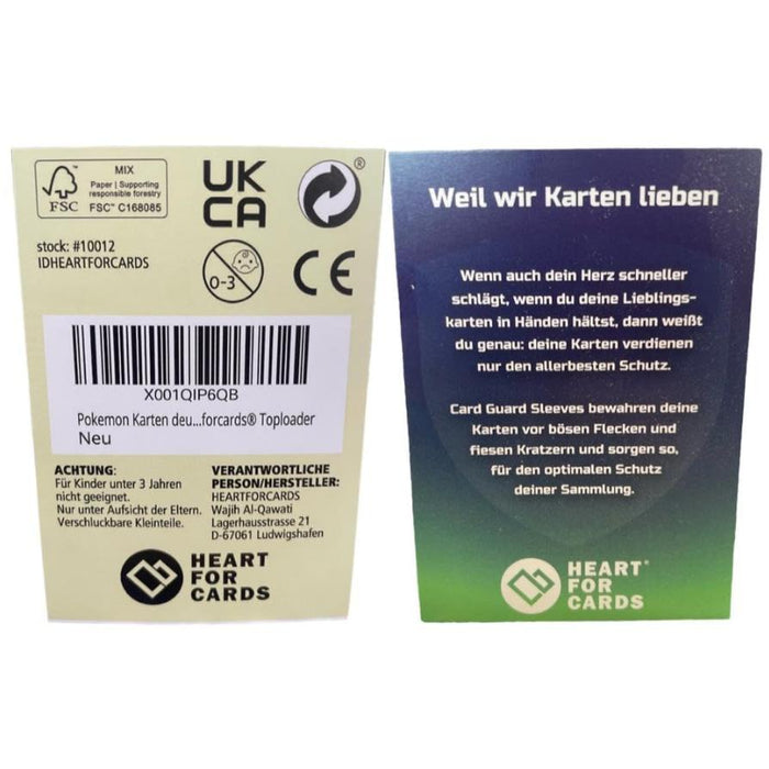 1x TCG GURU Standard Size Soft Sleeves (100) + Heartforcards® Versandschutz
