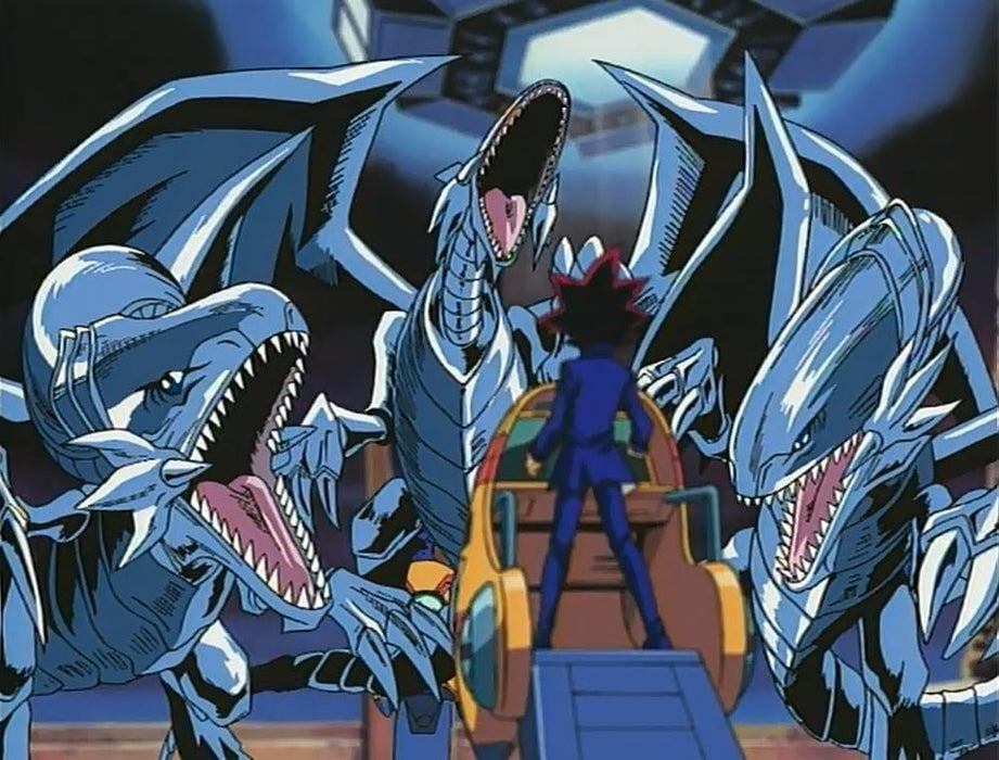 Kaiba-Set- 3 Blauäugige Weiße Drachen + 1 Blauäugiger Ultimativer Drache ORICA - Original Anime Karte - Alle Teile enthalten + Heartforcards Versandschutz