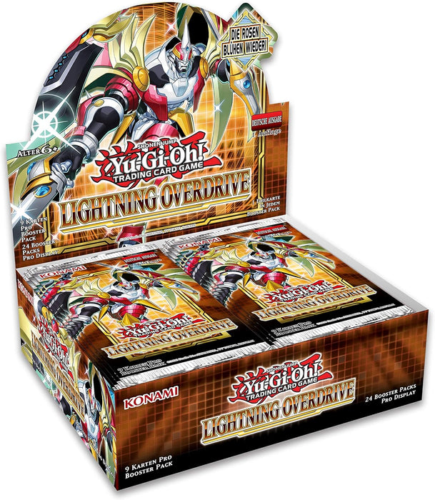 Yu-Gi-Oh! Lightning Overdrive Display Englisch – Booster Display mit 24 Packs