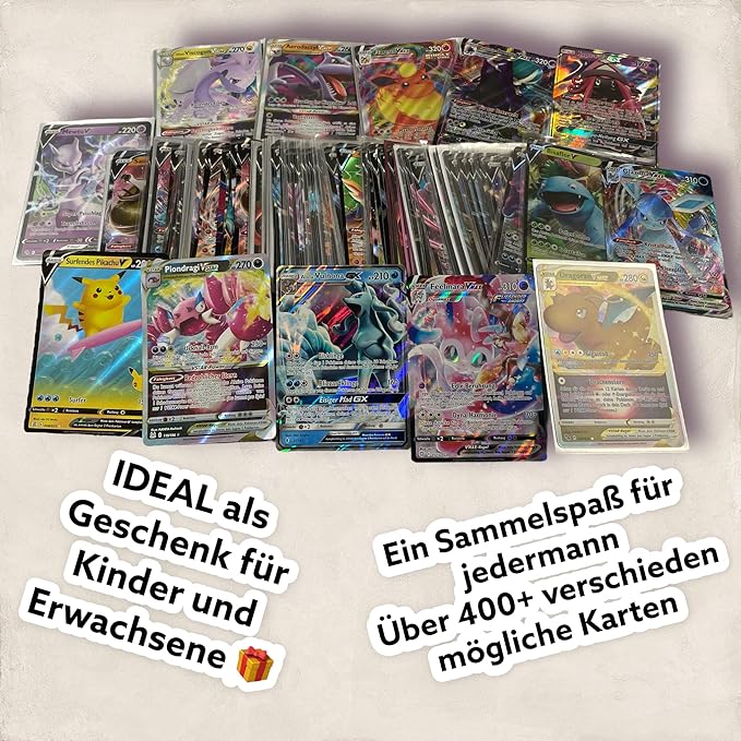 3 zufällige englische Pokémon Ultra Rare Karten – V / GX / EX / VMAX / VSTAR – Sehr seltene Sammelkarten