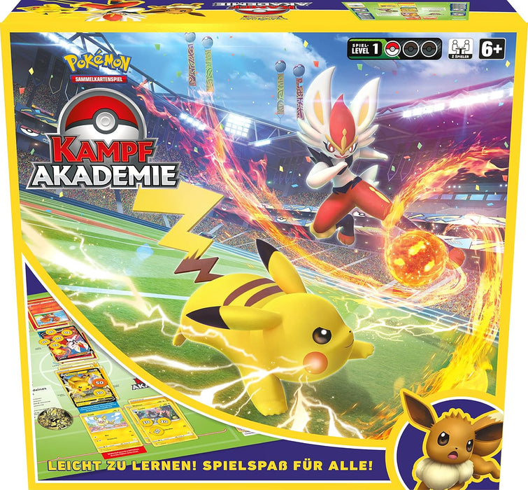 Pokémon Sammelkartenspiel – Kampfakademie (Liberlo-V, Pikachu-V & Evoli-V) – Deutsch
