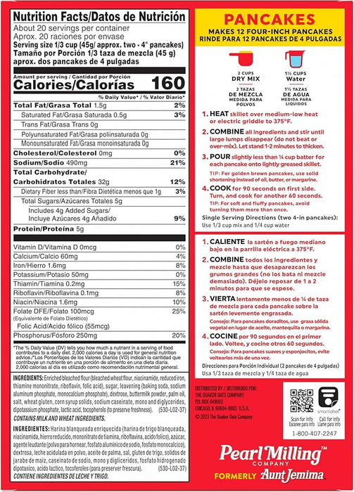 Pearl Milling Company Original Complete Pancake & Waffle Mix 907g