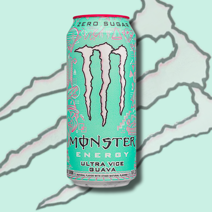 Monster Energy Ultra Vice Guava 473ml – Zuckerfreier Energy Drink mit tropischem Guavageschmack