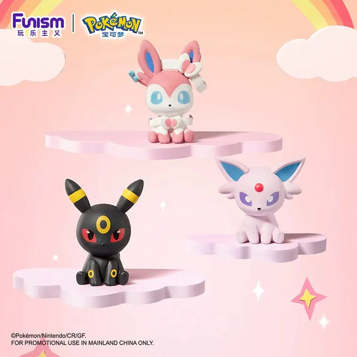 FUNISM Pokémon Palmsize Wonders Vol. 2 Eevee Set – Mystery Blind Box mit Eeveelution Minifigur