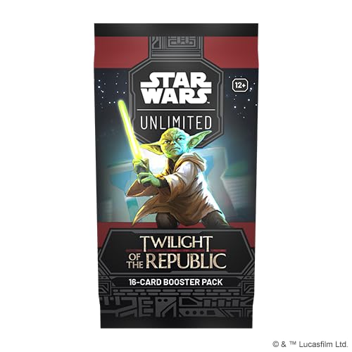 Fantasy Flight Games - Star Wars: Unlimited TCG Twilight of The Republic Booster Display (24 Booster Packs) - Trading Card Game für Kinder und Erwachsene, Alter 12+, 2+ Spieler, 20 Minuten, Englisch