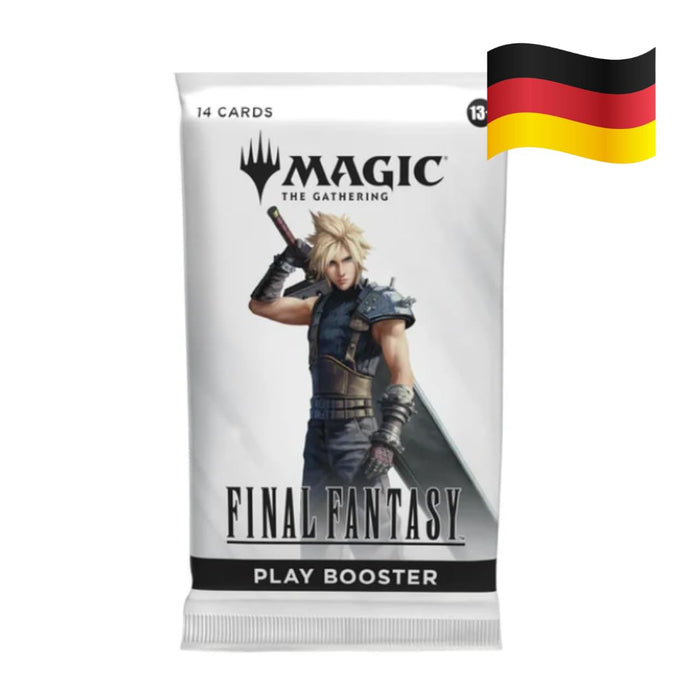 FINAL FANTASY Play Booster (DE) – Magic: The Gathering – 14 Karten | Universes Beyond + Heartforcards® Versandschutz